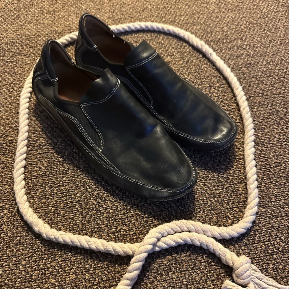 Cole Haan x Nike Black Leather Loafers